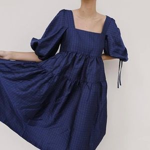 Paper London Blue Babydoll dress. New. Sz small.